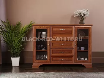 Комод-бар Кентаки KOM2W3S1B каштан фото 2