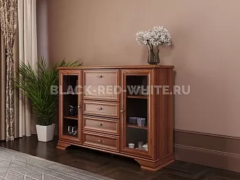 Комод-бар Кентаки KOM2W3S1B каштан фото 3